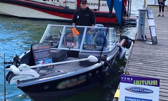 Captained Fishing Charters in Turku, Finland on Bass Boat