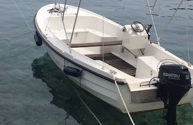 Rent a Tohatsu Powered Boat for 5 Person in Valun, Croatia