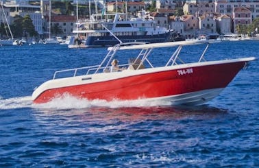 Rent an Absolutely Fast 10 Person Center Console in Hvar, Croatia