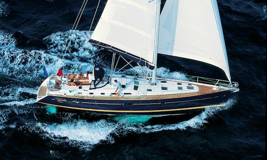 Charter 56' Beneteau Oceanis Clipper 523 Cruising Monohull In Castiadas, Sardegna