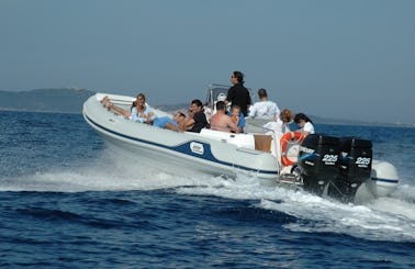 Enjoy Sightseeing in Castiadas, Sardegna on Rigid Inflatable Boat