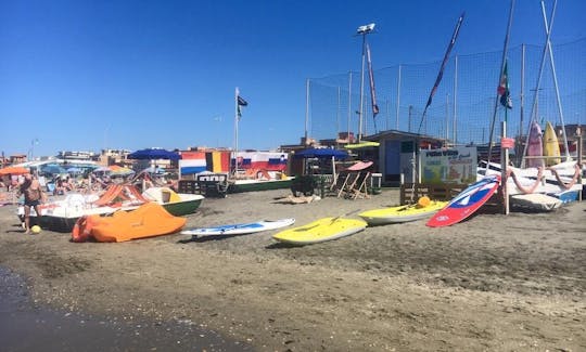 Profitez de locations et de leçons de stand up paddle à Ostie, à Rome