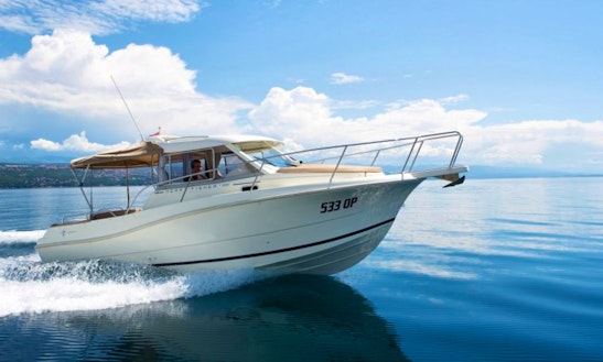 Charter 25' Merry Fisher Cuddy Cabin In Opatija, Croatia