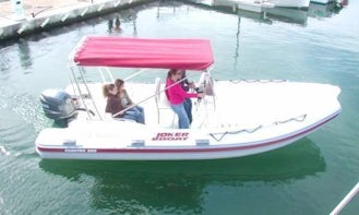 Rent 20' Joker Coaster 600 Rigid Inflatable Boat in Hyères, France