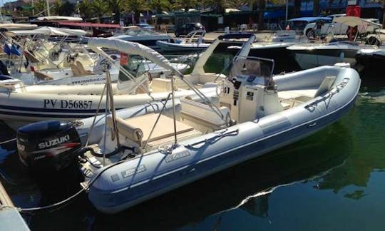 Rent 25' Clubman Rigid Inflatable Boat in Hyères, France