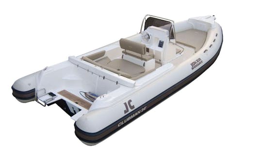 Rent 25' Clubman New Rigid Inflatable Boat in Hyères, France