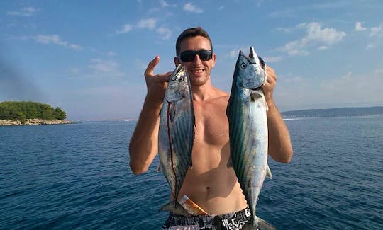 Enjoy Fishing in Sukošan, Croatia on Karnic Boawrider