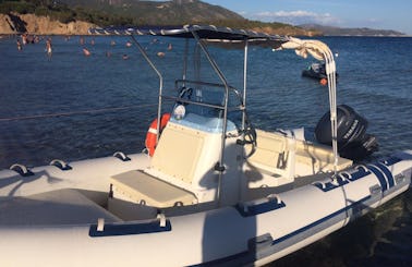 Rent 23' North Star Rigid Inflatable Boat in Teulada, Sardegna