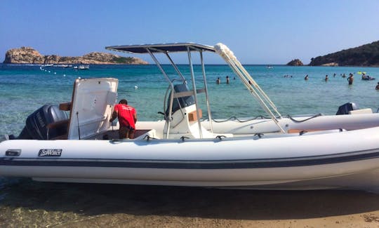 Rent 25' BSC 45 Sea Water Smeralda Rigid Inflatable Boat in Teulada, Sardegna