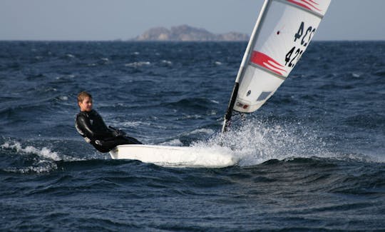 Rent O'pen Bic Sailing Dinghy in Porto Pollo, Sardegna