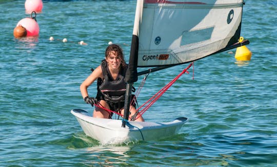 Rent O'pen Bic Sailing Dinghy in Porto Pollo, Sardegna