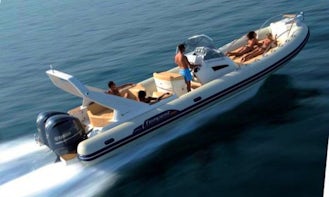 Rent 33' Capelli Tempest Rigid Inflatable Boat in Luri, France