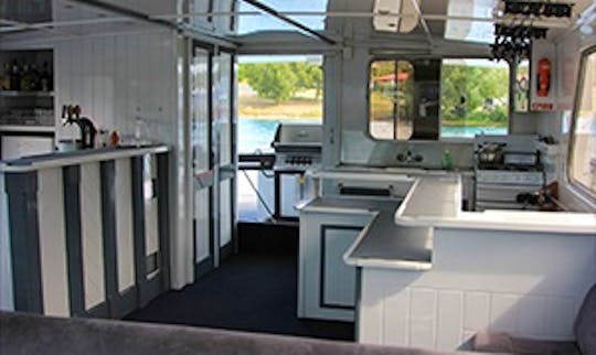 Charter 50' Super Cat Power Catamaran in Taupo, New Zealand