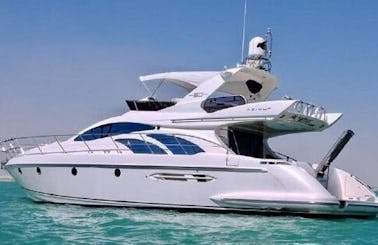 Feel like a VIP on this Power Mega Yacht Charter in Dubai, UAE
