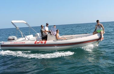 Rent a Rigid Inflatable Boat in San Felice Circeo, Lazio