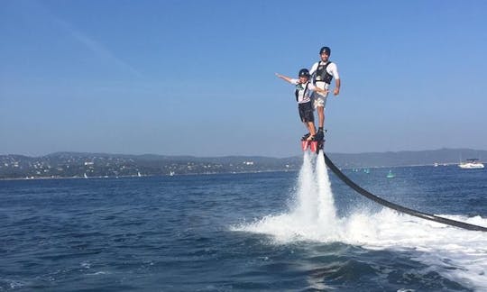 Flyboarding in Cavalaire-sur-Mer, France