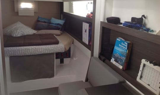 Catamarán de crucero Nautitech Open 40 de Charter en Santa Maria di Lota, Francia