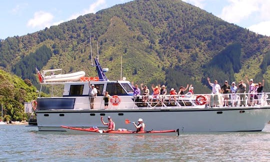 Charter 60' Foxy Lady Motor Vessel in Havelock, New Zealand