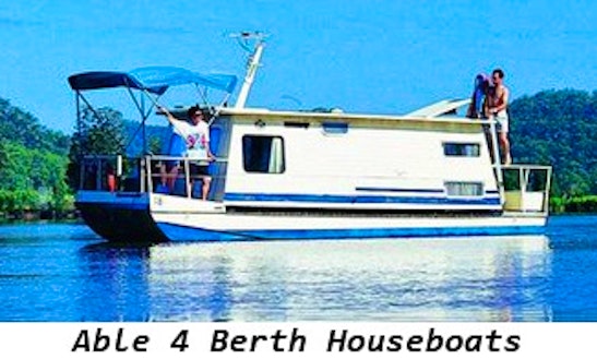 Hire 26' Aquavan Houseboat In Wisemans Ferry, New South Wales