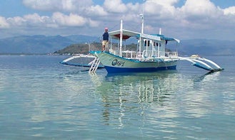 Charter "Oxy 1" Traditional Boat in Bais City, Philippines For 25 People