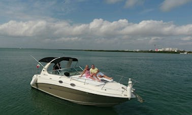 Charter the 33' Searay Motor Yacht in Cancún, Quintana Roo
