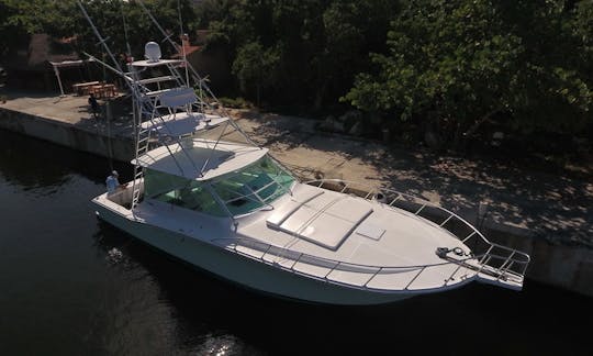 Cabo 44ft boat at Cozumel Puerto Aventuras