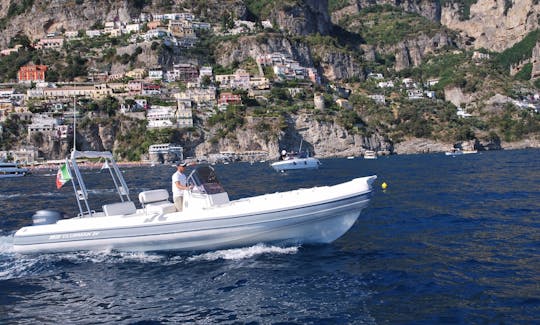 Dinghy rental in Positano for cruising the Amalfi Coast