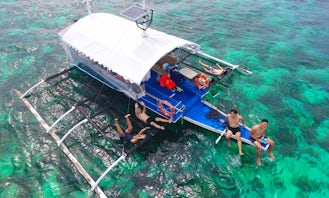 40' Banca Passenger Boat Rental In Tubigon, Philippines