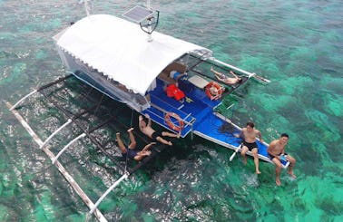 40' Banca Passenger Boat Rental In Tubigon, Philippines