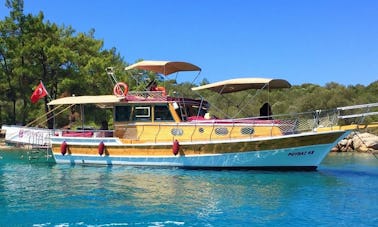 Iate a motor Charter 48' Poyraz em Mugla, Turquia