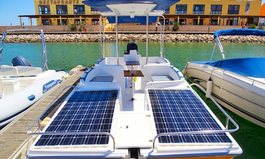 Private Eco-Friendly Solar Powered Boat Rental in Portimão, with Captain