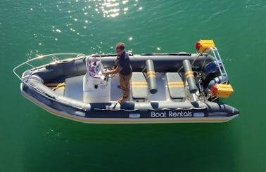 Boat Echo (8 pax), 5.5m RIB with Twin FT60E Yamaha outboards in Cape Town, South Africa