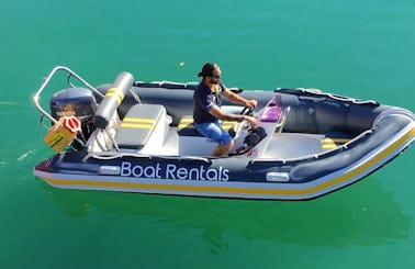 Boat Charlie (5 pax), 4.75m RIB with Single FT50Hp Yamaha outboard in Cape Town, South Africa