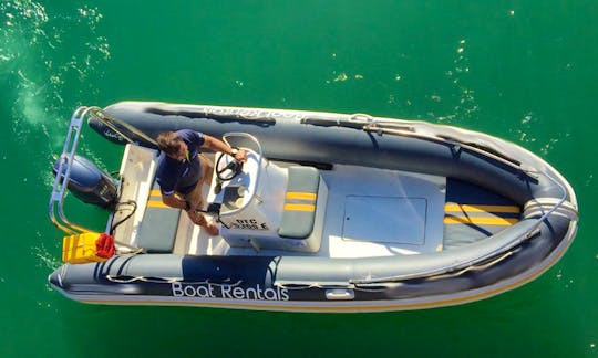 5.2m Wildcat RIB
6 pax
Single FT60 Yamaha outboard