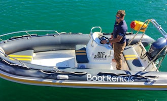 Boat Bravo (6 pax), 5.2m RIB with Single FT60E Yamaha outboard in Cape Town, South Africa