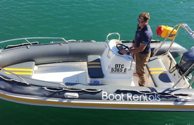Boat Bravo (6 pax), 5.2m RIB with Single FT60E Yamaha outboard in Cape Town, South Africa