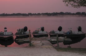 Enjoy Fishing in Western Province, Zambia on Jon Boat