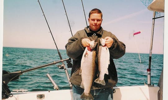 Nothing Beats A Great Day Of Fishing In Sodus Point, New York On 31' Baha Cruiser!