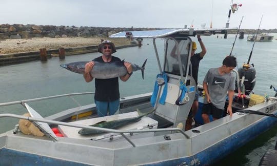 Fishing in Avarua District, Cook Islands on 19' Hardy Center Console