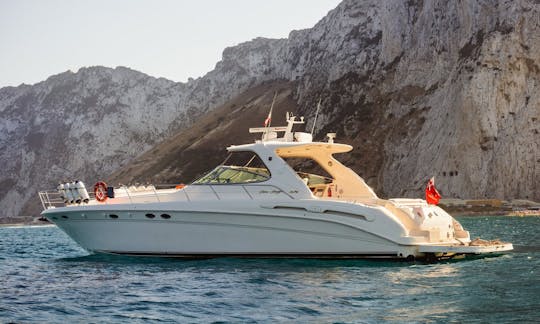 Alquile un yate de lujo Sea Ray 540 Sundancer de 54 pies en Gibraltar