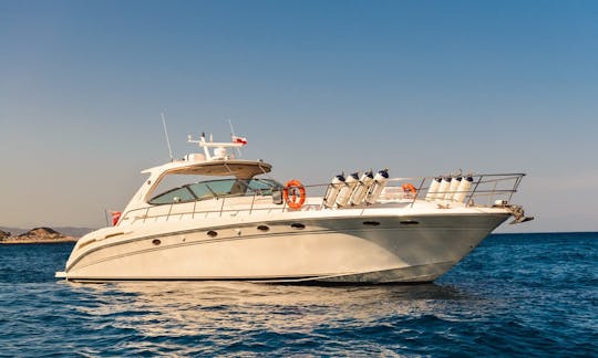 Alquile un yate de lujo Sea Ray 540 Sundancer de 54 pies en Gibraltar