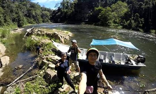 Enjoy Fishing in Gerik, Perak on Dinghy