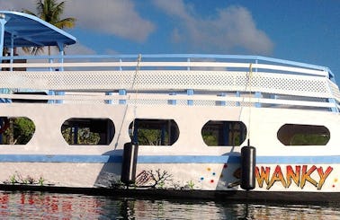 Glass Bottom Tour Boat & BBQ in Western Tobago