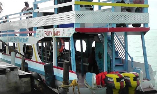 Glass Bottom Tour Boat & BBQ in Western Tobago