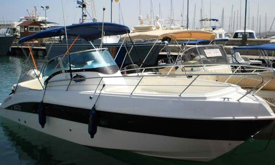 Charter 26 ft Marinello Speedboat in Cyprus, Poli Crysochous