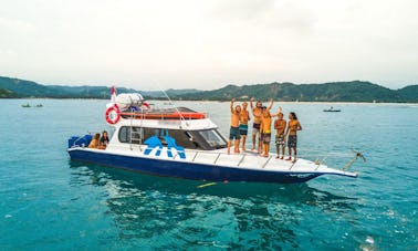 Charter the 36ft "Ozone Sea Horse" Motor Yacht in Pujut, Indonesia