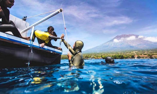 Diving in bali indonesia