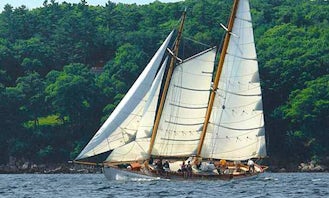 Experience Maine on 65ft Classic Schooner Yacht "Heron"