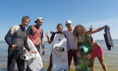 Wakeboarding Lessons with Equipment, Foam and Safety Vest in Wilkasy