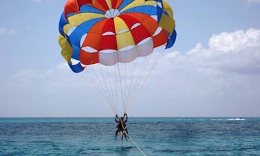 Memórias de parapente no alto de Flacq, Maurício